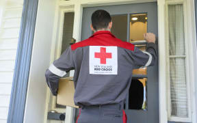 Red Cross collect donated clothing