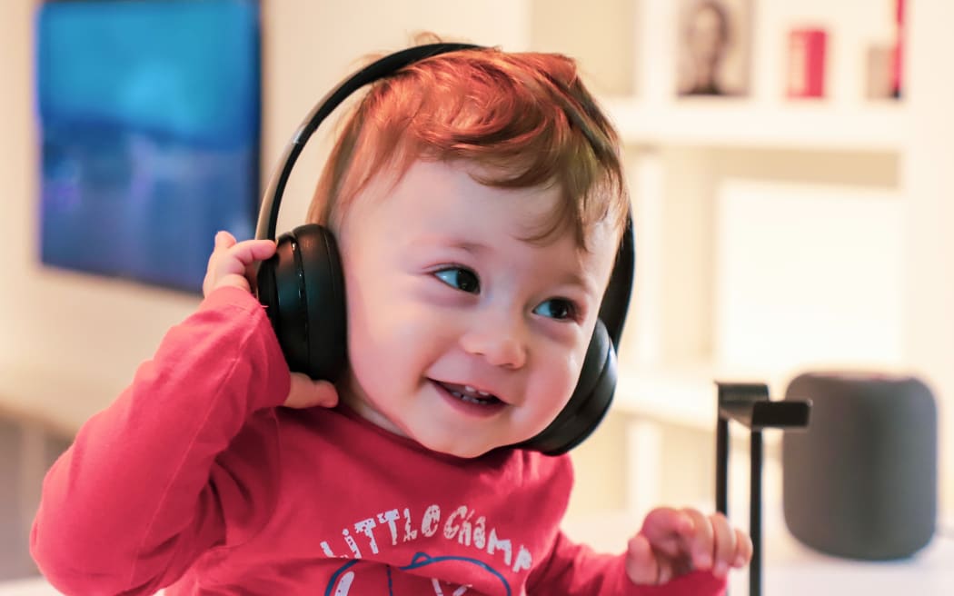 Toddler listening