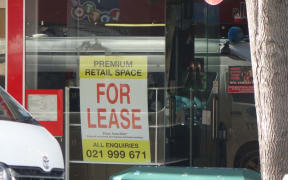Some prime retail spots on Dunedin's main street remain empty.