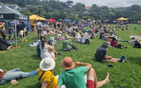 Thousands attended the popular festival despite cancellation of water-based activities.