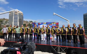 The leaders of the 2015 Pacific Islands Forum meeting in Papua New Guinea