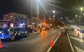 Police set up checkpoints at known meeting points across Tāmaki Makaurau, targeting an estimated 200 vehicles.