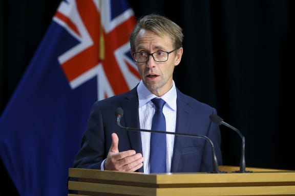 Director-General of Health Ashley Bloomfield speaks to media during a Covid-19 update conference at Parliament on May 12, 2020 in Wellington.