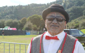 Tame Iti with sunglasses