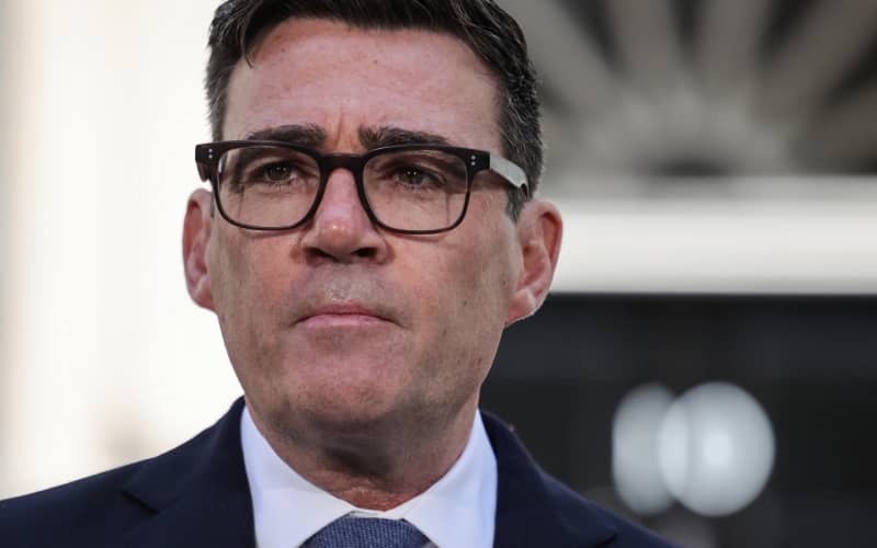 Britain’s new Prime Minister Andy Burnham gives his first speech in front of 10 Downing Street in central London on July 20, 2026, after being asked by the king to form the next government.