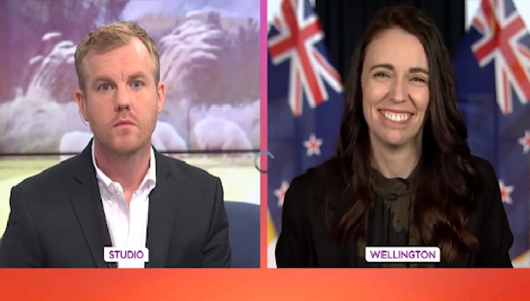 TVNZ's Matty McLean asks the PM: "Will we be out of this by Christmas?"