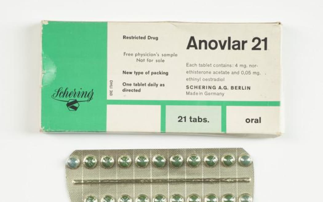 An image of Anovlar 21, the first contraceptive pill available for prescription in New Zealand.