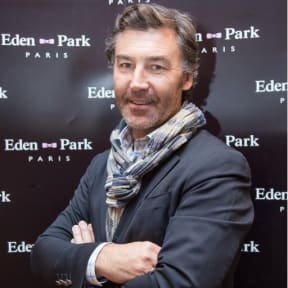 Former French player and fashion entrepreneur Franck Mesnel