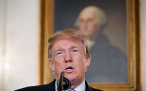 US President Donald Trump speaks from the White House about the Florida school shooting. "Our nation grieves with those who have lost loved ones in the shooting at the Marjory Stoneman Douglas High School in Parkland, Florida," he said.
