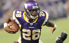 NFL and Minnesota Vikings running back Adrian Peterson.