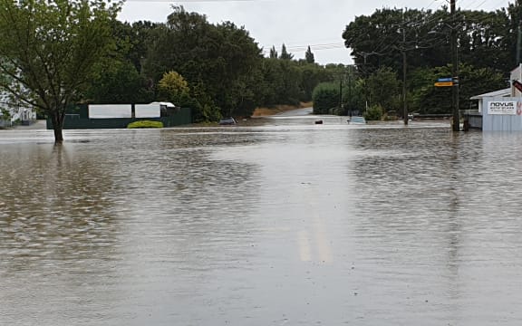 Flooding in Gore.