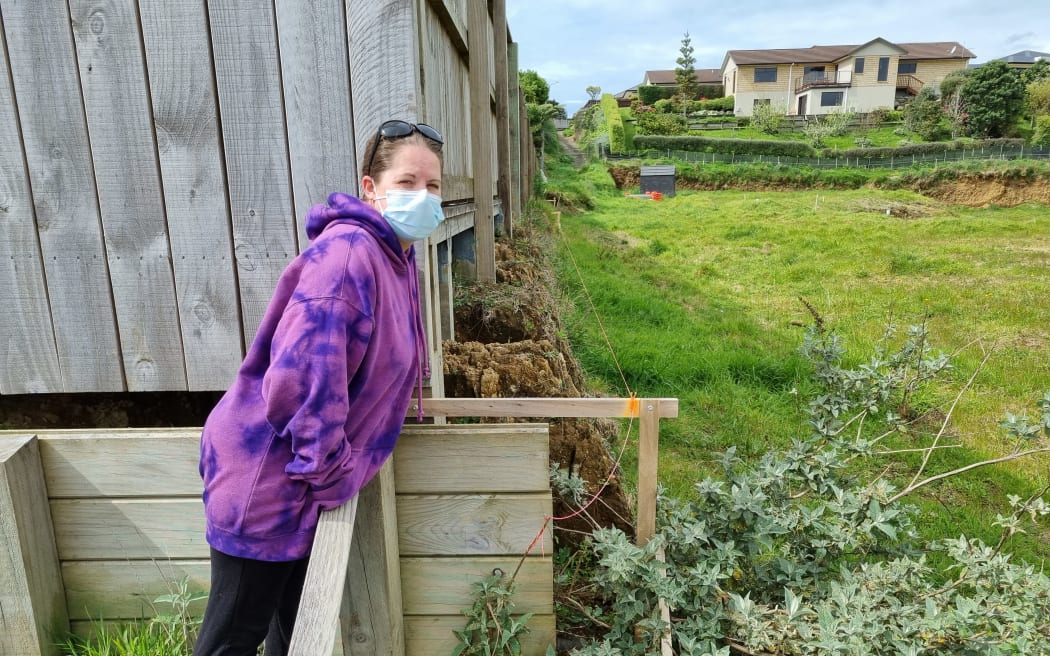 Victoria Coleman and the unsupported cutting as it looks today.