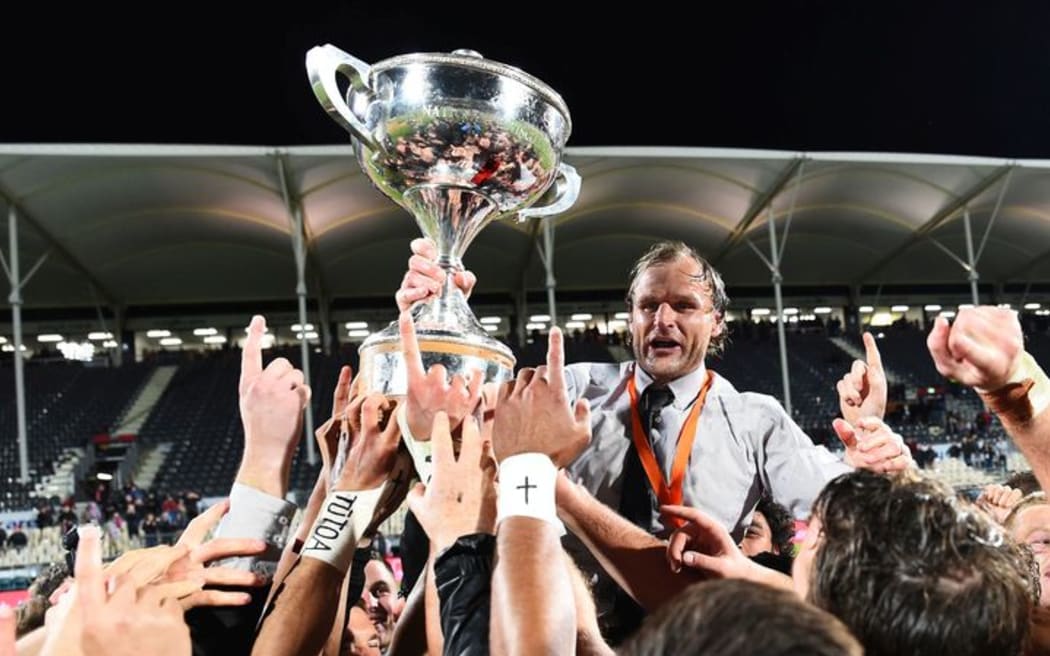 Canterbury win the 2016 Mitre 10 Cup, coach Scott Robertson.
