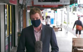 Checkpoint reporter Nick Truebridge on Auckland's K Road at alert level 3 step 1.