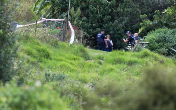 The scene of a fatal dog attack in Kaihu, Northland - 17 February 2026
