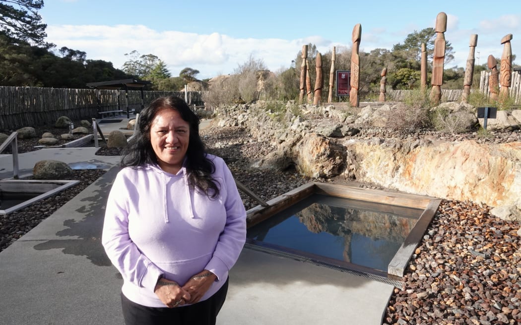 Operations manager Moana Cross says the hot pools at Ngāwhā Springs lost up to two days’ worth of bookings.