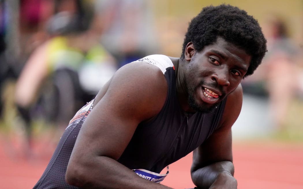 Edward Osei-Nketia. Porritt Classic Athletics, Hamilton, New Zealand, Saturday 13 February 2021.