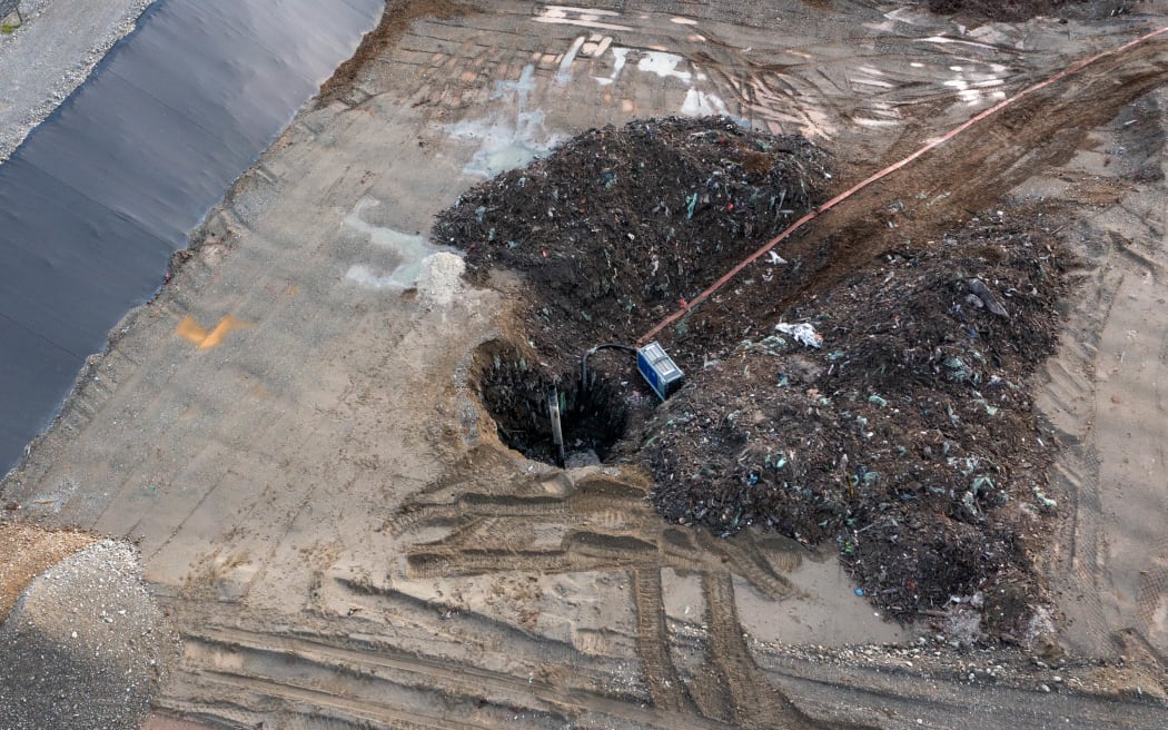 The pit at Taylorville Resource Park.