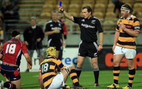A blue card will mean a mandatory three week stand down for a player.