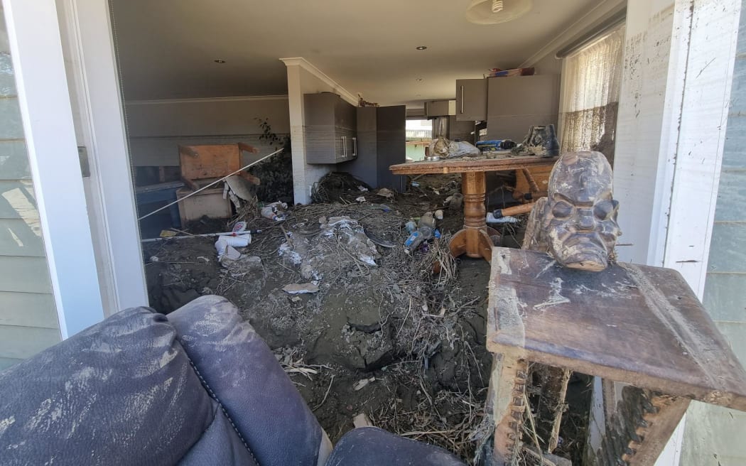 Flood damage in the Esk Valley in Hawke’s Bay.