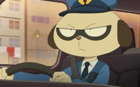 A still from Odd Taxi