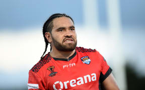 Mate Ma'a Tonga centre Konrad Hurrell.