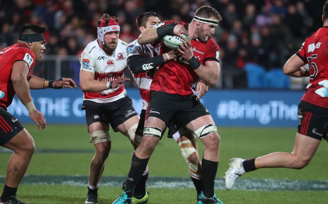Kieran Read in the 2018 Super Rugby final.