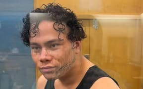 Monaro Kerr-Wilson, 20, in the dock of the Hamilton District Court on charges of theft, deception and driving offences.