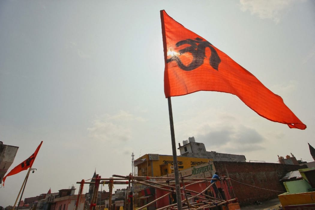The Bhagwa Dhwaj flag has been used as symbol of bravery and the ideology of Hindutva, mainly by Hindu nationalists.