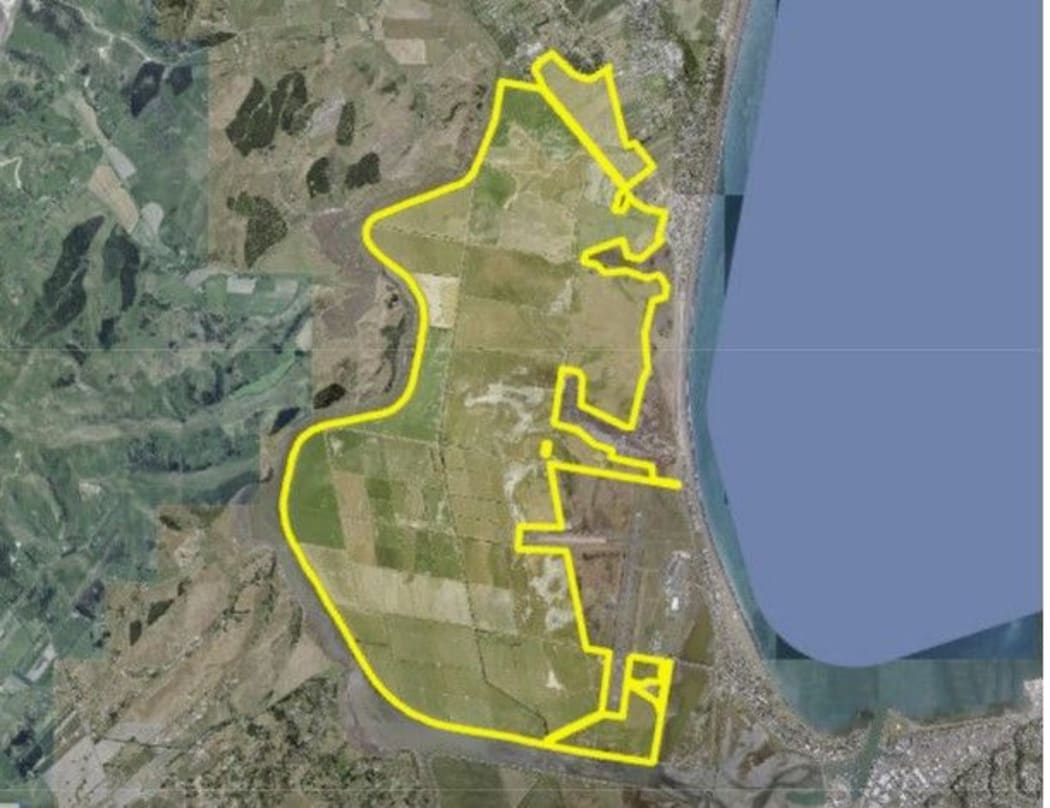 The site of the proposed Ahuriri Station in Bay View.
