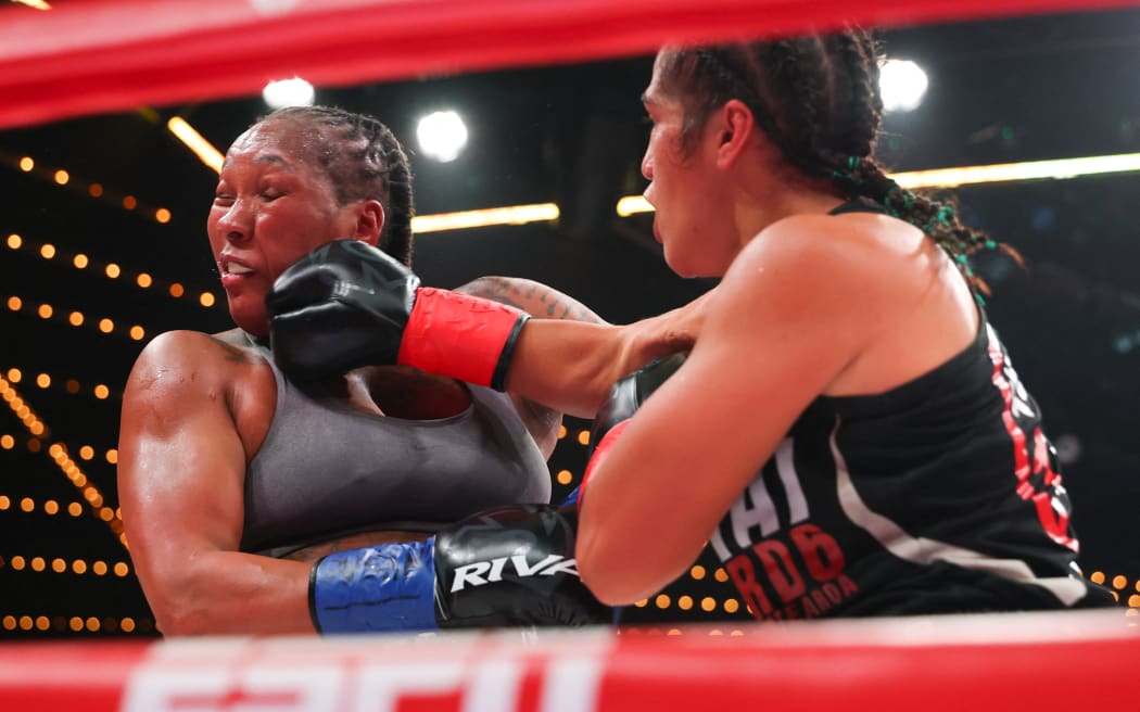 Kiwi boxer Lani Daniels claims three world titles with TKO victory ...