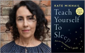 Kate Mikhail and her book.