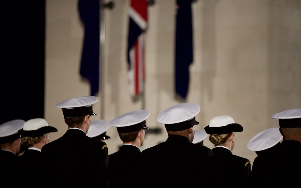 The Anzac Day Dawn Service at the Auckland War Memorial Museum.