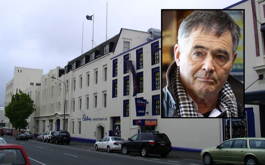 Dunedin mayor Dave Cull and the Cadbury factory