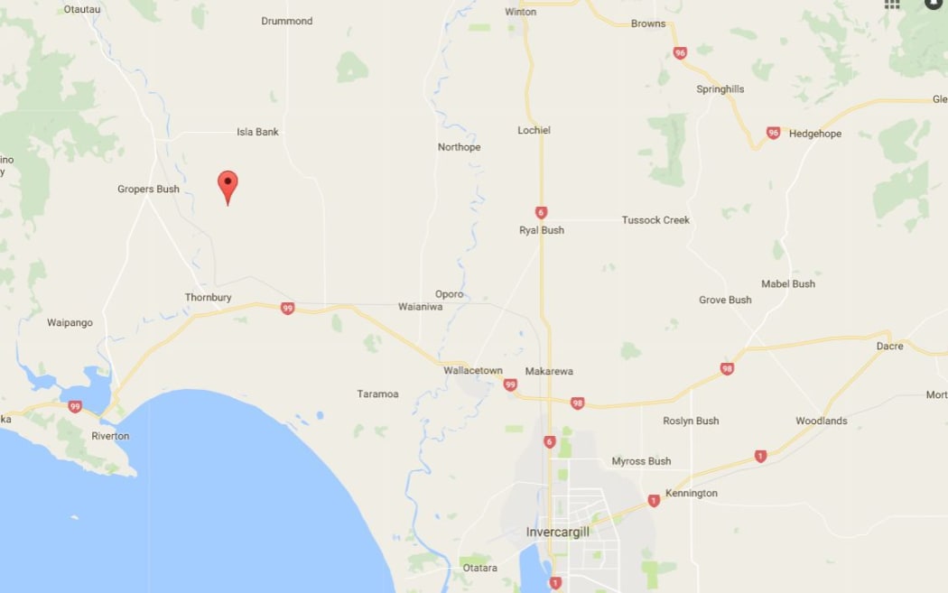 Limestone Plains Road, Thornbury - about 30km from Invercargill