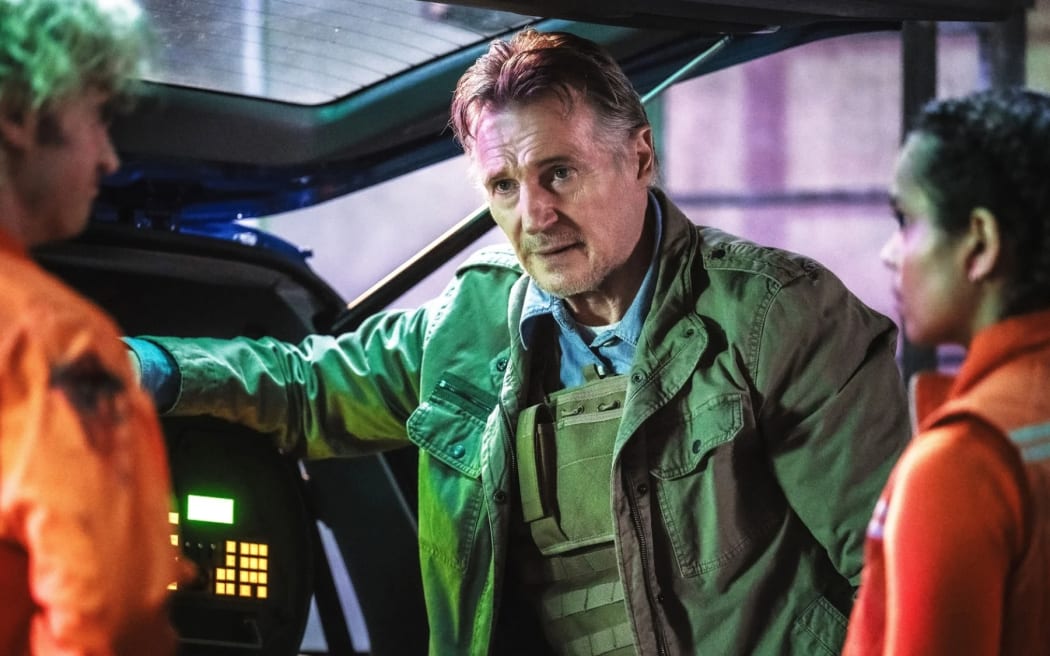 Liam Neeson stars in the 2026 horror comedy film Cold Storage directed by Jonny Campbell